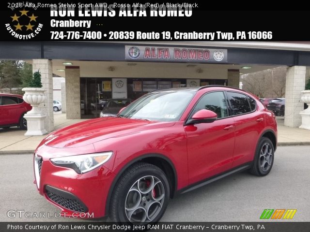 2018 Alfa Romeo Stelvio Sport AWD in Rosso Alfa (Red)