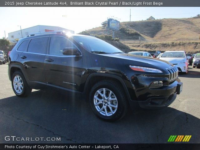 2015 Jeep Cherokee Latitude 4x4 in Brilliant Black Crystal Pearl