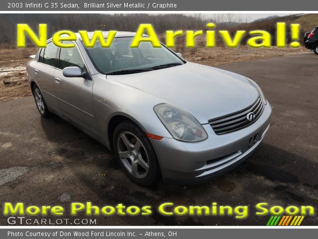 2003 Infiniti G 35 Sedan in Brilliant Silver Metallic