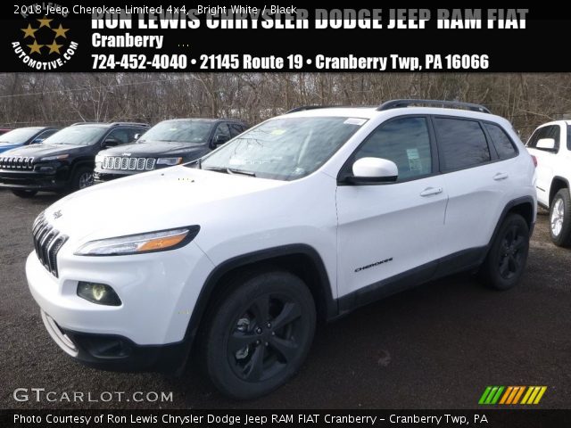 2018 Jeep Cherokee Limited 4x4 in Bright White