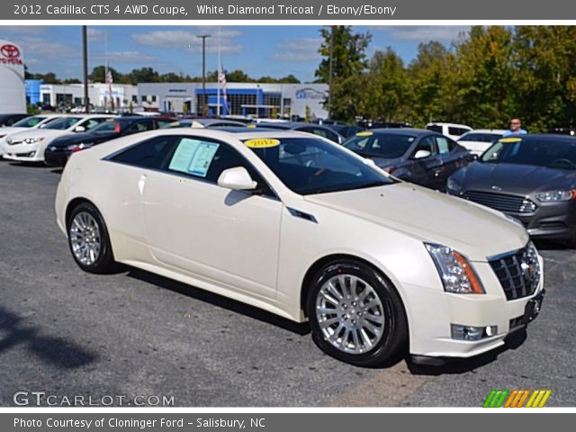 2012 Cadillac CTS 4 AWD Coupe in White Diamond Tricoat