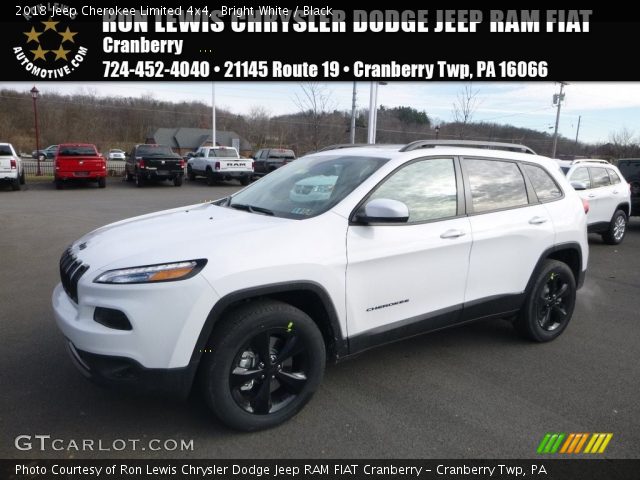 2018 Jeep Cherokee Limited 4x4 in Bright White