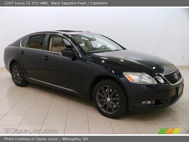 2007 Lexus GS 350 AWD in Black Sapphire Pearl