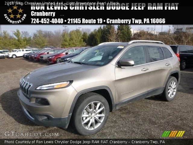 2018 Jeep Cherokee Limited 4x4 in Light Brownstone Pearl