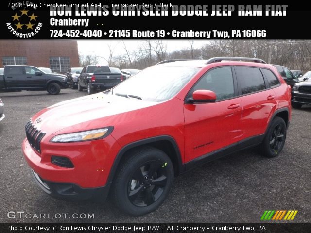 2018 Jeep Cherokee Limited 4x4 in Firecracker Red