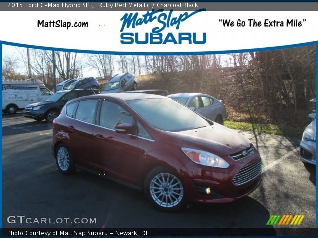 2015 Ford C-Max Hybrid SEL in Ruby Red Metallic