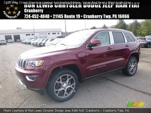 2018 Jeep Grand Cherokee Limited 4x4 Sterling Edition in Velvet Red Pearl