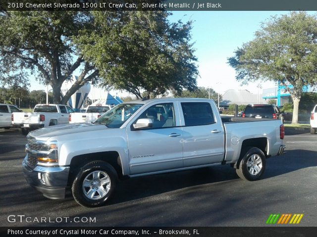 2018 Chevrolet Silverado 1500 LT Crew Cab in Silver Ice Metallic