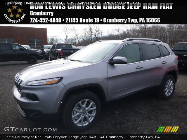 2018 Jeep Cherokee Latitude 4x4 in Billet Silver Metallic