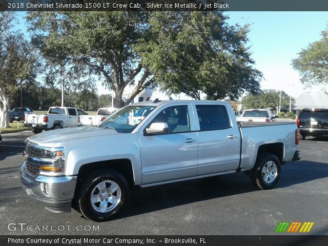 2018 Chevrolet Silverado 1500 LT Crew Cab in Silver Ice Metallic