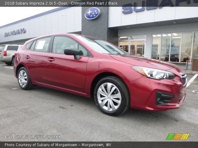 2018 Subaru Impreza 2.0i 5-Door in Crimson Red Pearl