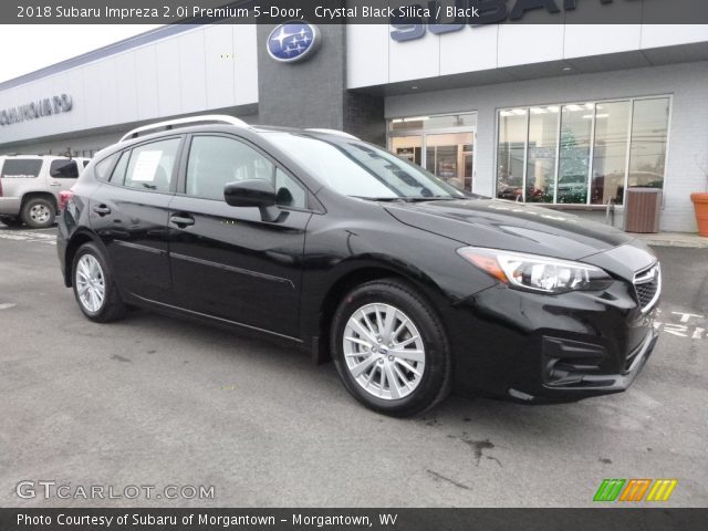 2018 Subaru Impreza 2.0i Premium 5-Door in Crystal Black Silica
