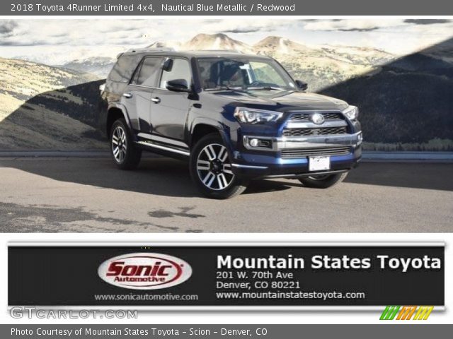 2018 Toyota 4Runner Limited 4x4 in Nautical Blue Metallic