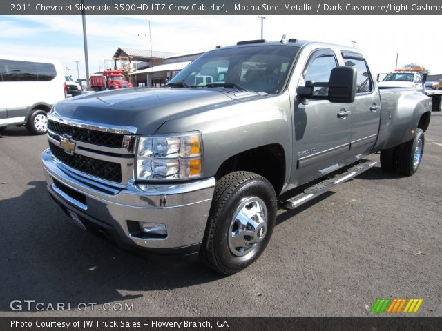 2011 Chevrolet Silverado 3500HD LTZ Crew Cab 4x4 in Mocha Steel Metallic