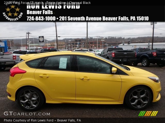 2018 Ford Focus ST Hatch in Triple Yellow
