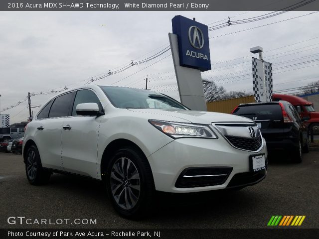 2016 Acura MDX SH-AWD Technology in White Diamond Pearl