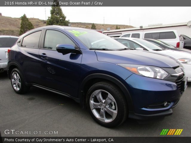 2016 Honda HR-V EX-L Navi in Deep Ocean Pearl