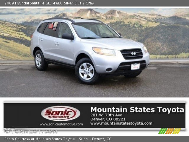 2009 Hyundai Santa Fe GLS 4WD in Silver Blue