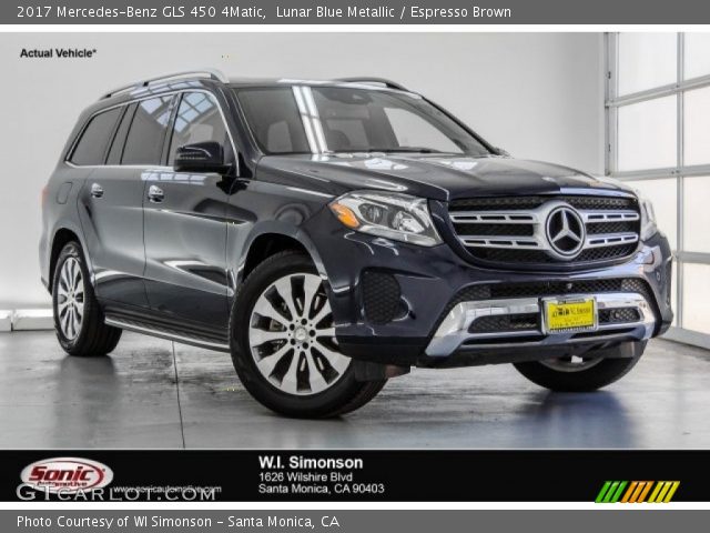 2017 Mercedes-Benz GLS 450 4Matic in Lunar Blue Metallic