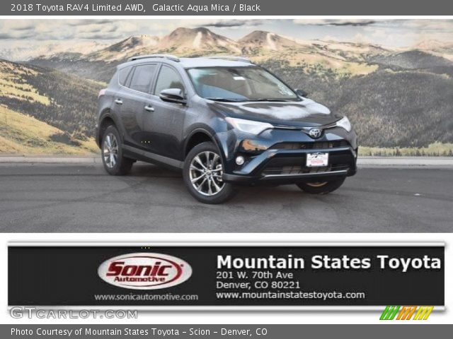 2018 Toyota RAV4 Limited AWD in Galactic Aqua Mica