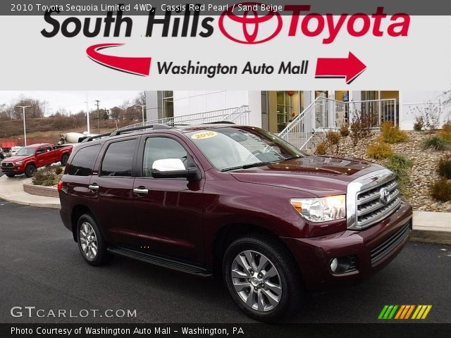 2010 Toyota Sequoia Limited 4WD in Cassis Red Pearl