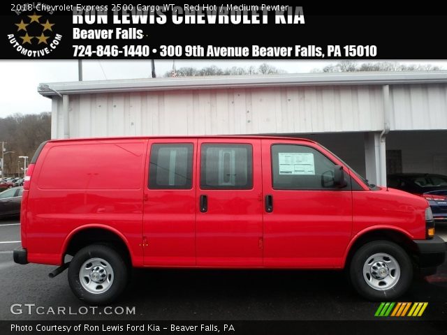 2018 Chevrolet Express 2500 Cargo WT in Red Hot