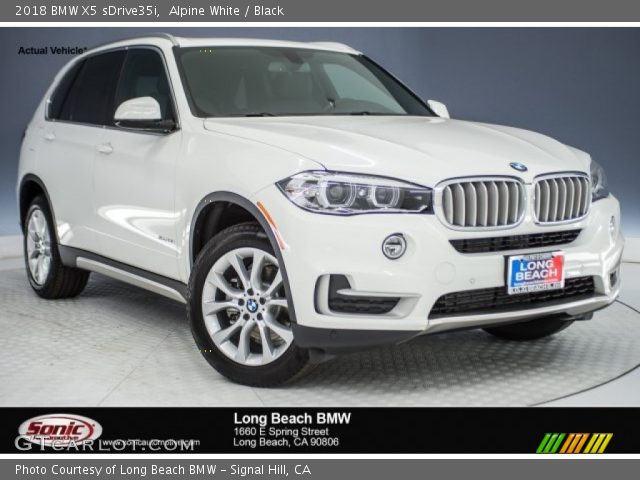 2018 BMW X5 sDrive35i in Alpine White