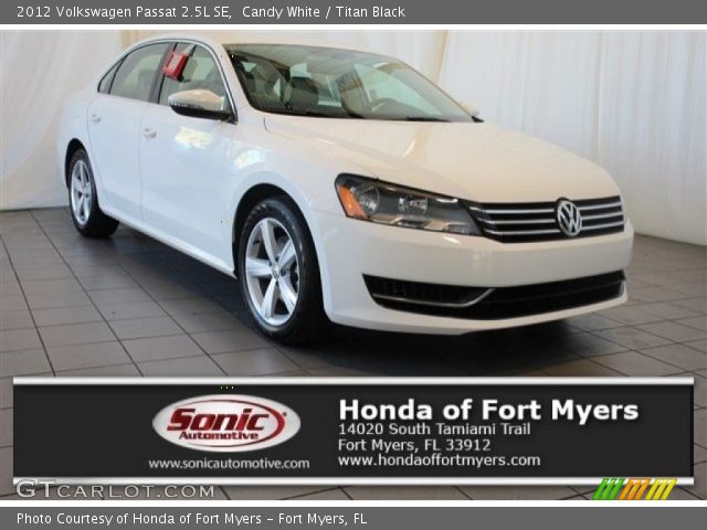 2012 Volkswagen Passat 2.5L SE in Candy White