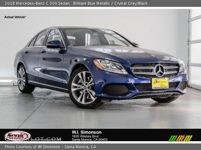 2018 Mercedes-Benz C 300 Sedan in Brilliant Blue Metallic