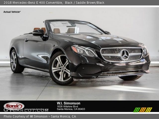 2018 Mercedes-Benz E 400 Convertible in Black