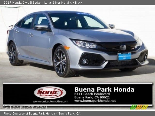 2017 Honda Civic Si Sedan in Lunar Silver Metallic