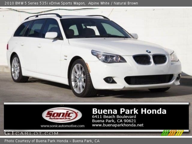 2010 BMW 5 Series 535i xDrive Sports Wagon in Alpine White