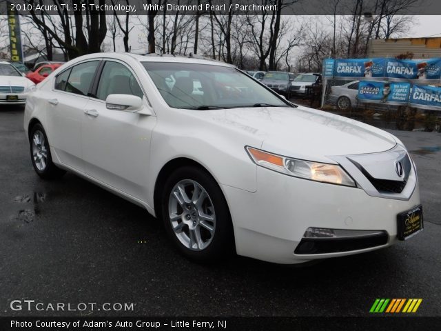 2010 Acura TL 3.5 Technology in White Diamond Pearl