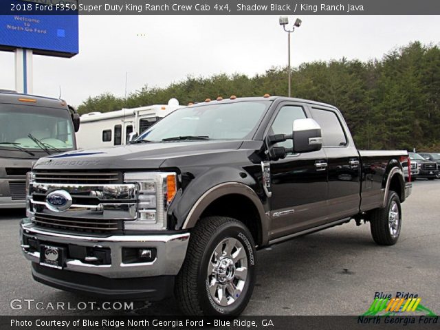 2018 Ford F350 Super Duty King Ranch Crew Cab 4x4 in Shadow Black