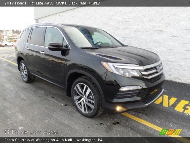 2017 Honda Pilot Elite AWD in Crystal Black Pearl