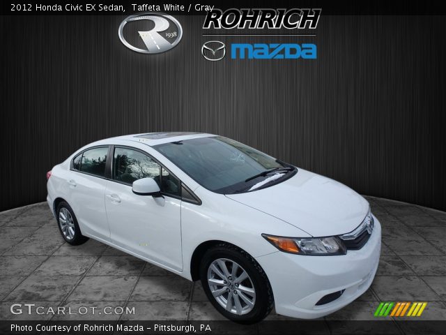 2012 Honda Civic EX Sedan in Taffeta White