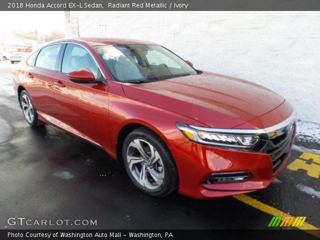 2018 Honda Accord EX-L Sedan in Radiant Red Metallic