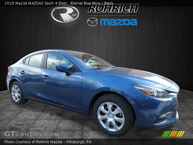 2018 Mazda MAZDA3 Sport 4 Door in Eternal Blue Mica