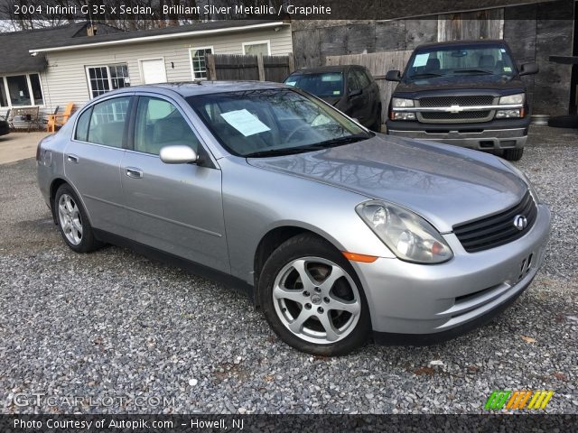 2004 Infiniti G 35 x Sedan in Brilliant Silver Metallic