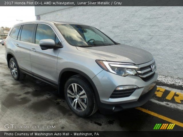 2017 Honda Pilot EX-L AWD w/Navigation in Lunar Silver Metallic