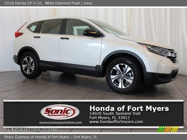 2018 Honda CR-V LX in White Diamond Pearl
