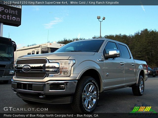 2018 Ford F150 King Ranch SuperCrew 4x4 in White Gold
