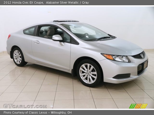 2012 Honda Civic EX Coupe in Alabaster Silver Metallic