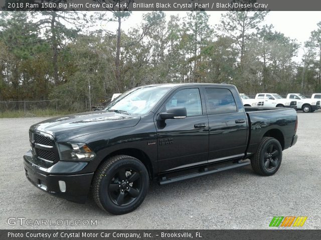 2018 Ram 1500 Big Horn Crew Cab 4x4 in Brilliant Black Crystal Pearl