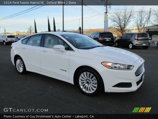 2014 Ford Fusion Hybrid SE in Oxford White