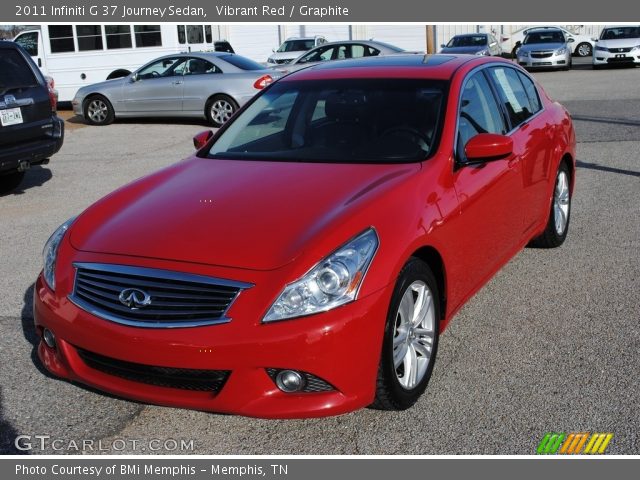 2011 Infiniti G 37 Journey Sedan in Vibrant Red