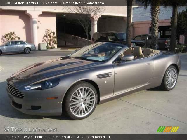 2009 Aston Martin DB9 Volante in Oyster Silver