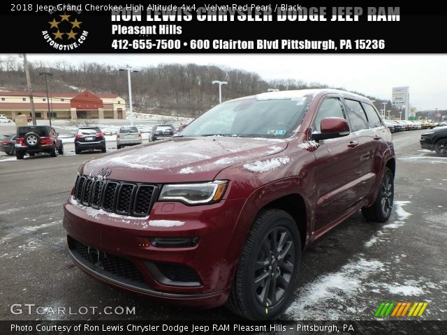 2018 Jeep Grand Cherokee High Altitude 4x4 in Velvet Red Pearl