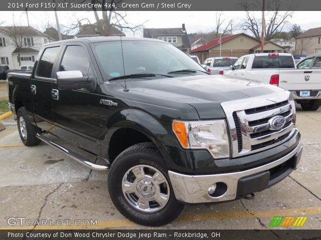 2014 Ford F150 XLT SuperCrew 4x4 in Green Gem