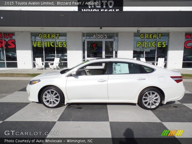 2015 Toyota Avalon Limited in Blizzard Pearl